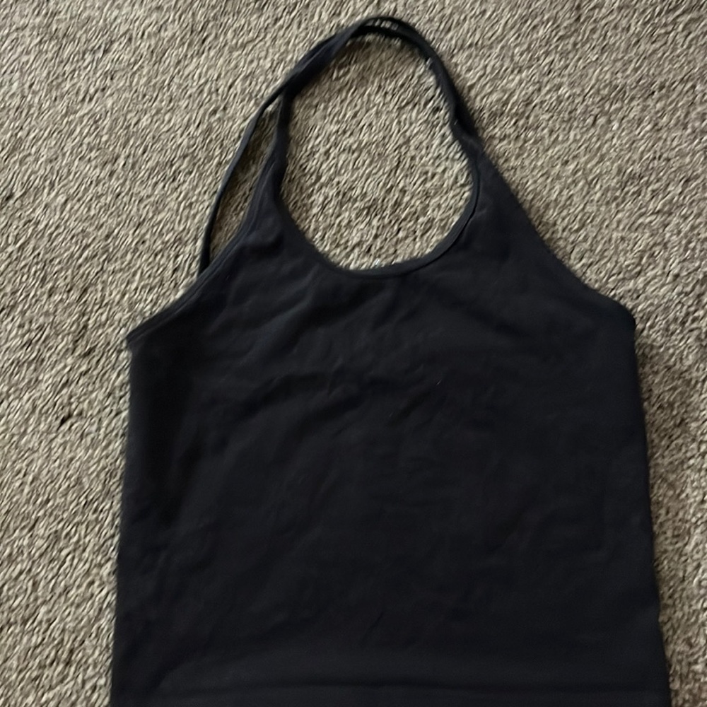 american eagle dark gray tank top